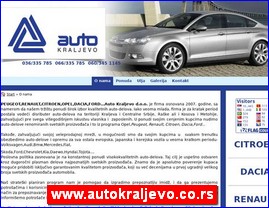 Car sales, www.autokraljevo.co.rs