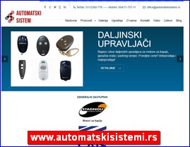 Alarms, security, www.automatskisistemi.rs