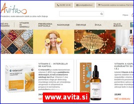 Cosmetics, cosmetic products, www.avita.si