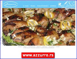 Catering, organization of celebrations, organization of weddings, www.azzurro.rs