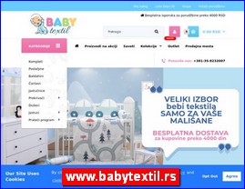 Oprema za decu i bebe, www.babytextil.rs