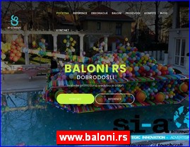 Catering, organization of celebrations, organization of weddings, www.baloni.rs