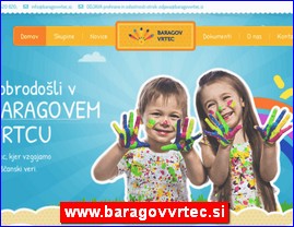 Vrtii, zabavita, obdanita, jaslice, www.baragovvrtec.si