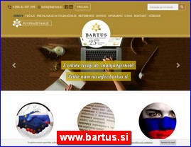 Foreign language schools, www.bartus.si