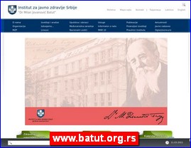 Clinics, doctors, hospitals, spas, Serbia, www.batut.org.rs