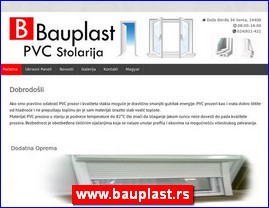 PVC, aluminijumska stolarija, www.bauplast.rs