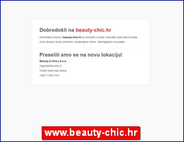 Frizeri, saloni lepote, kozmetiki saloni, www.beauty-chic.hr
