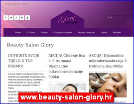 Frizeri, saloni lepote, kozmetiki saloni, www.beauty-salon-glory.hr