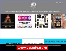 Frizeri, saloni lepote, kozmetiki saloni, www.beautyart.hr
