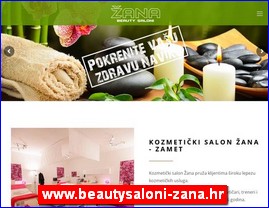 Frizeri, saloni lepote, kozmetiki saloni, www.beautysaloni-zana.hr