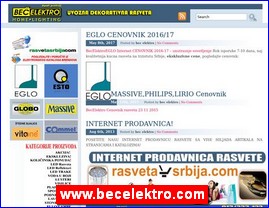 Rasveta, www.becelektro.com