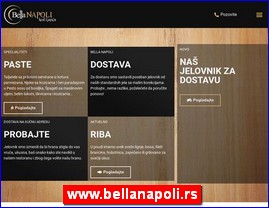 Pizza, pizzerias, pancake houses, www.bellanapoli.rs