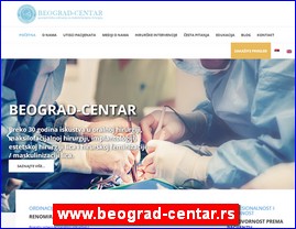 Clinics, doctors, hospitals, spas, Serbia, www.beograd-centar.rs