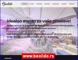 Catering, organization of celebrations, organization of weddings, www.beolido.rs