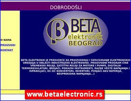 Industrija, zanatstvo, alati, Srbija, www.betaelectronic.rs