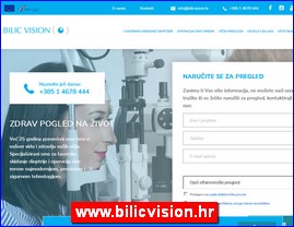 Clinics, doctors, hospitals, spas, laboratories, www.bilicvision.hr