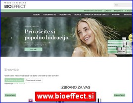 Cosmetics, cosmetic products, www.bioeffect.si