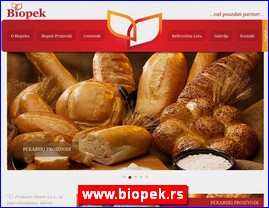 Bakeries, bread, pastries, www.biopek.rs