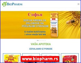 Drugs, preparations, pharmacies, www.biopharm.rs