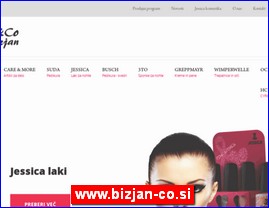 Cosmetics, cosmetic products, www.bizjan-co.si