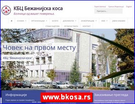 Clinics, doctors, hospitals, spas, Serbia, www.bkosa.rs