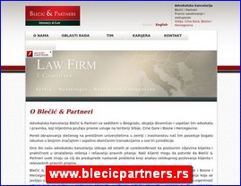 Lawyers, law offices, www.blecicpartners.rs