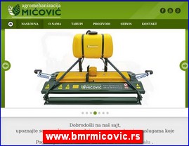 Poljoprivredne maine, mehanizacija, alati, www.bmrmicovic.rs
