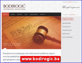Lawyers, law offices, www.bodirogic.ba