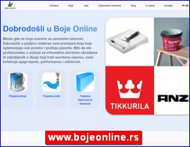 Boje, fasadne boje, boje za podove, unutra�nje boje, proizvodi za saune, proizvodi za �i��enje, alat, �etke, valjci, dekorativni elementi, plafonske obloge, zidne obloge 3D, zidne obloge Styro stone, zidni paneli 3D, dekorativni uglovi, lepkovi, grede, daske PU, plafonske lajsne, zidne lajsne, ivi�ne lajsne, skriva�i rasvete LED, gravirane lajsne, zidni paneli 3D professional, Boje Online, www.bojeonline.rs