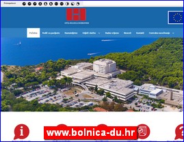 Clinics, doctors, hospitals, spas, laboratories, www.bolnica-du.hr