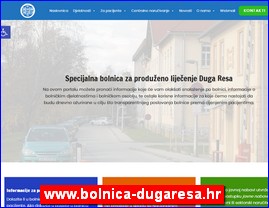 Clinics, doctors, hospitals, spas, laboratories, www.bolnica-dugaresa.hr