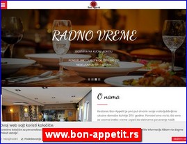 Restorani, www.bon-appetit.rs