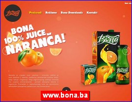 Juices, soft drinks, coffee, www.bona.ba