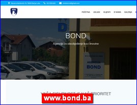 Alarmi, obezbedjenje, www.bond.ba