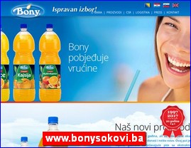 Juices, soft drinks, coffee, www.bonysokovi.ba