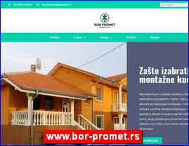Prefabricated houses, www.bor-promet.rs
