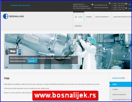 Drugs, preparations, pharmacies, www.bosnalijek.rs