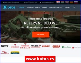 Agricultural machines, mechanization, tools, www.botos.rs