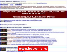 Energetika, elektronika, Vojvodina, www.botronic.rs
