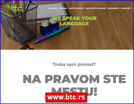 Prevodi, prevodilake usluge, www.btc.rs