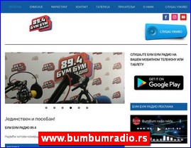 Radio stations, www.bumbumradio.rs