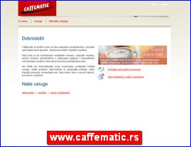 Juices, soft drinks, coffee, www.caffematic.rs