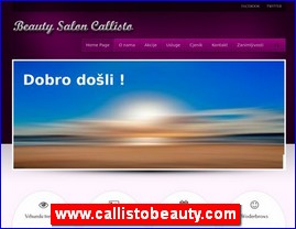 Frizeri, saloni lepote, kozmetiki saloni, www.callistobeauty.com