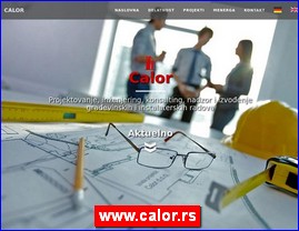 Građevinske firme, Srbija, www.calor.rs