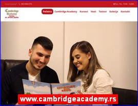 Foreign language schools, www.cambridgeacademy.rs