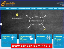 Foreign language schools, www.candor-dominko.si