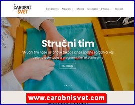 Kindergartens, nurseries, www.carobnisvet.com