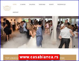 Catering, organization of celebrations, organization of weddings, www.casabianca.rs