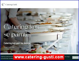 Catering, organization of celebrations, organization of weddings, www.catering-gusti.com
