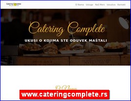 Catering, organization of celebrations, organization of weddings, www.cateringcomplete.rs